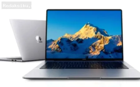 Laptop bisnis Huawei Qingyun L420z dengan desain tipis dan layar tajam