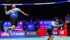 Sabar Karyaman Gutama dan Moh Reza Pahlevi Isfahani melaju ke perempat final China Masters 2026 setelah menaklukkan pasangan Denmark.
