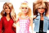 Deretan koleksi boneka Barbie yang dirancang menyerupai figur-figur ternama dunia nyata.