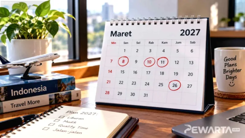 Daftar Libur Nasional dan Cuti Bersama 2027: Total 26 Hari