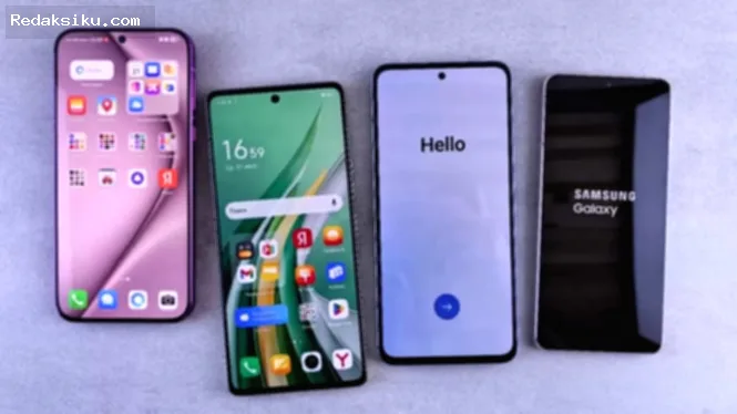 HP flagship termahal — Jajaran ponsel pintar flagship premium terbaru dengan desain material titanium yang modern