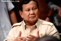 Prabowo Subianto berbicara dalam acara publik terkait gagasan kuliah gratis di perguruan tinggi negeri
