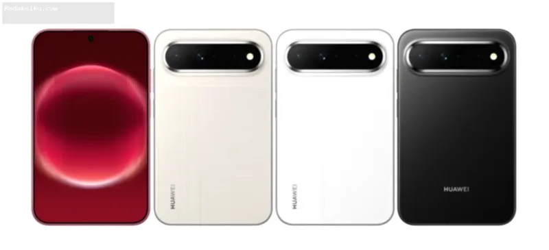Smartphone HUAWEI Pura X View dengan desain layar unik dan modern