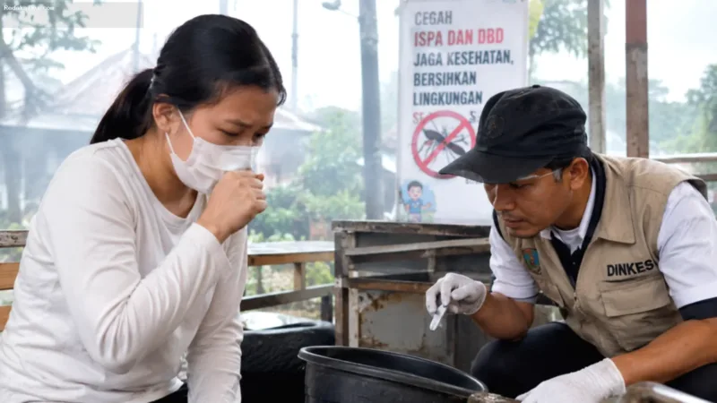 Petugas kesehatan memberikan imbauan waspada ISPA dan DBD saat pancaroba di Tarakan.