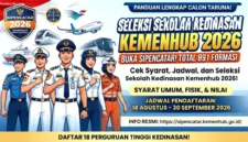 Pendaftaran Sekolah Kedinasan Kemenhub 2026 resmi membuka sebanyak 891 formasi bagi lulusan SMA dan SMK.