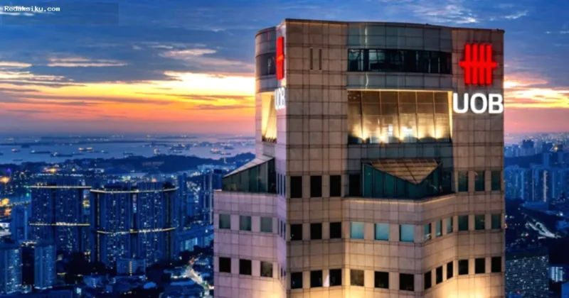 Grafik kenaikan suku bunga AS dan dampaknya pada margin perbankan Singapura
