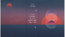 Seniman Matt Griffin menciptakan ilustrasi khusus untuk edisi kolektor trilogi The Three-Body Problem terbitan The Folio Society.
