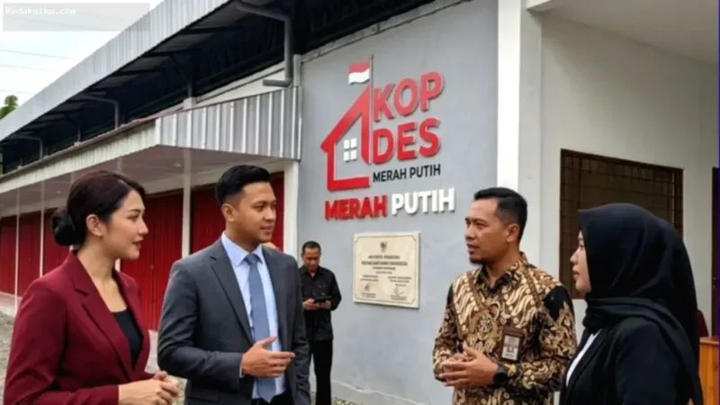Menteri Koperasi Ferry Juliantono saat memberikan penjelasan mengenai penguatan ekonomi desa