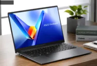 Laptop ASUS Vivobook S14 2026 dengan desain tipis dan performa prosesor Intel Core Ultra untuk produktivitas.