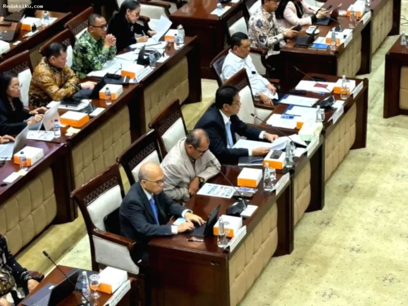 pagu anggaran — Menteri Keuangan Purbaya Yudhi Sadewa dalam rapat kerja bersama Komisi XI DPR RI di Jakarta