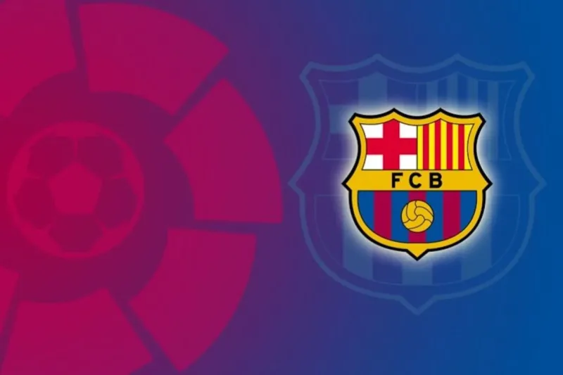 Pemain Barcelona merayakan kemenangan 2-0 atas Athletic Club di Stadion Camp Nou dalam lanjutan LaLiga.