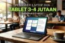 Tablet harga 3 jutaan kini menjadi alternatif pengganti laptop yang terjangkau untuk menunjang produktivitas.