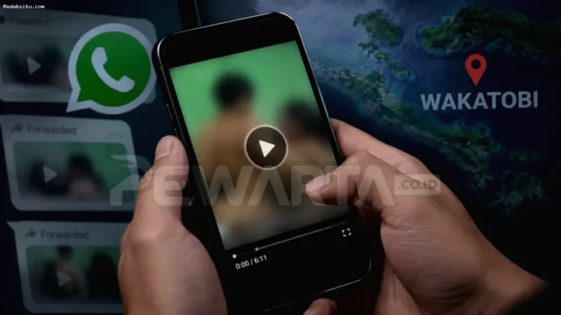 Video Mesum — Gedung Polres Wakatobi tempat pihak kepolisian melakukan penyelidikan kasus video asusila