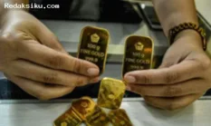 Harga Emas Antam Turun Rp10 Ribu ke Rp2,628 Juta per Gram