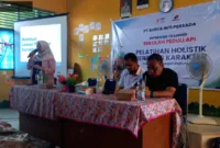 Pelatihan pendidikan karakter guru SD oleh IHF dan Minamas di SDN 10 Tualang, Kabupaten Siak, Riau.