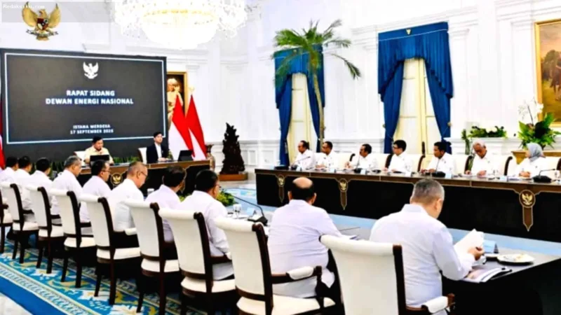percepatan E20-E50 — Presiden Prabowo Subianto memimpin Sidang Dewan Energi Nasional di Istana Kepresidenan Jakarta