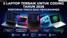 Memilih laptop yang tepat sangat menentukan kelancaran kerja seorang programmer di tahun 2026.