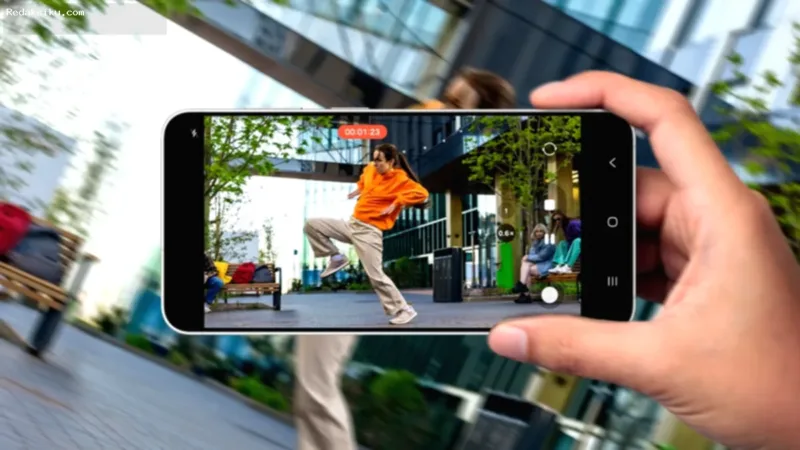 Horizontal Lock Samsung S26 — Tampilan antarmuka fitur Horizontal Lock pada kamera Samsung Galaxy S26 FE untuk video stabil