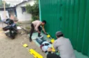 Dua kecelakaan lalu lintas terjadi di Jalan Raya Gayaman dan Jalan Raya Bangsal, Mojokerto, yang mengakibatkan sejumlah pengendara luka-luka.