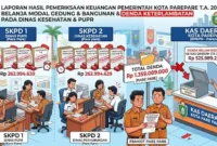 Proyek Rampung Denda — Foto: Ilustrasi AI proyek pemerintah yang menjadi sorotan BPK.