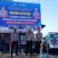 Pancana Rawan Laka, Satlantas Barru Pasang Spanduk