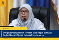 Warga Berpenghasilan Rendah Bisa Dapat Bantuan Bedah Rumah, Simak Kriteria Penerimanya