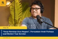 “Kerja Nonstop Urus Negara”, Pernyataan Anak Purbaya soal Menteri Tuai Sorotan