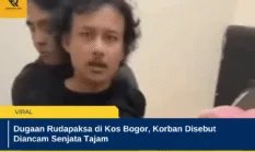 Dugaan Rudapaksa di Kos Bogor, Korban Disebut Diancam Senjata Tajam