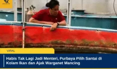 Habis Tak Lagi Jadi Menteri, Purbaya Pilih Santai di Kolam Ikan dan Ajak Warganet Mancing