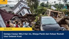 Gempa Cianjur M4,3 Hari Ini, Warga Panik dan Keluar Rumah Usai Getaran Kuat