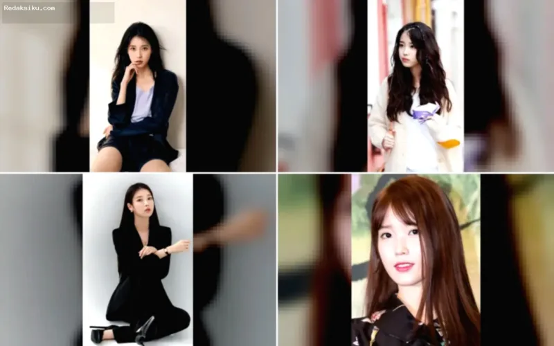 donasikan 200 juta — Penyanyi dan aktris Korea Selatan IU tampil di atas panggung saat konser