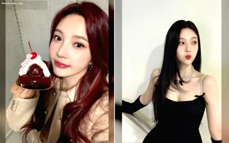 Joy Red Velvet tampil di acara musik KBS 2TV membahas kecemasan karier dan standar kecantikan.