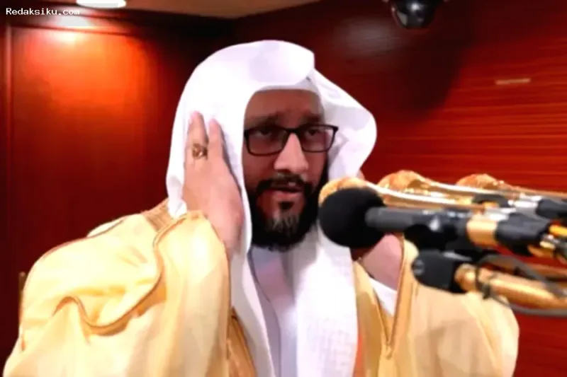 Sheikh Ibrahim bin Adel Hamzah Al-Madani, muazin Masjidil Haram yang telah wafat.
