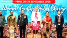 Kapolri Jenderal Listyo Sigit Prabowo mendorong peningkatan peran Polwan sebagai pemimpin dalam pembukaan konferensi IAWP 2026 di Bali.