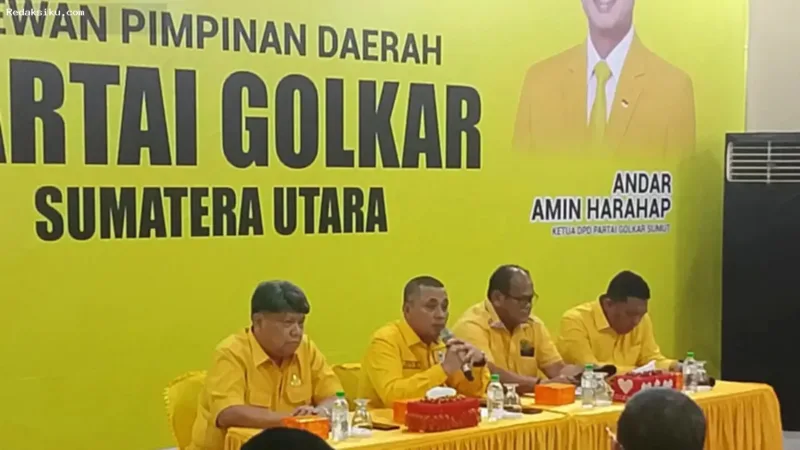 Pengurus Golkar Sumut — Pengurus DPD Partai Golkar Sumut periode 2026-2031 yang dipimpin Andar Amin Harahap resmi diumumkan.