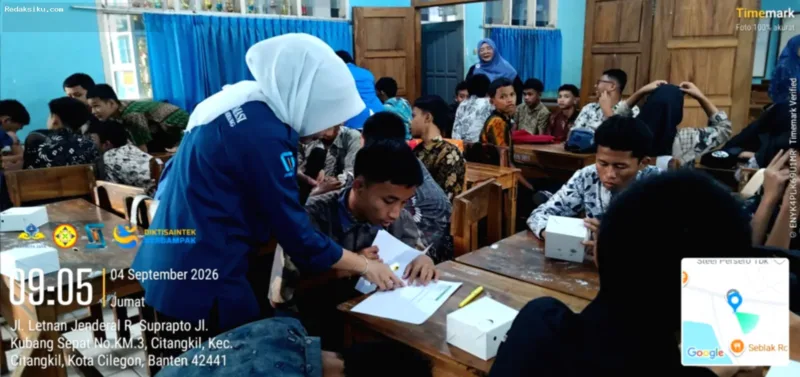 AI Pertanian Modern — Siswa SMK YP Fatahillah 2 Cilegon mengikuti pelatihan teknologi AI untuk pertanian modern dalam program Young AgroTech 1.0