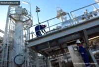 Grafik pergerakan harga gas alam yang diprediksi naik hingga akhir tahun 2026