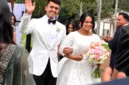 Puing-puing helikopter tempat pengantin wanita terjebak selama enam jam usai kecelakaan tragis di Georgia.