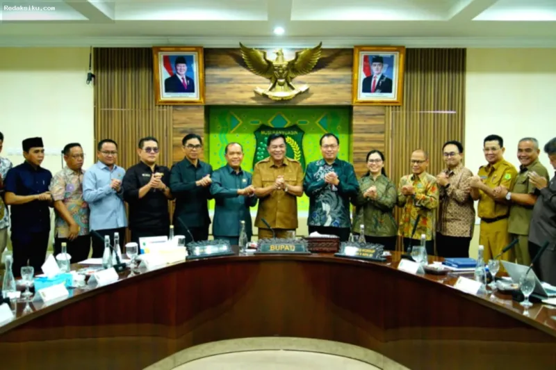 Tim Satgas Pencegahan KPK melakukan kunjungan kerja untuk pendampingan tata kelola pemerintahan di Kabupaten Muba.