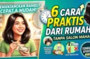 Perawatan rutin di rumah dapat membantu pertumbuhan rambut menjadi lebih sehat dan panjang secara alami.