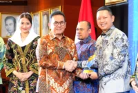 Gedung PT Bank Rakyat Indonesia Tbk yang meraih Penghargaan Niaga Werdhitama untuk dukungan UMKM global