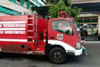 Damkar Bondowoso — Kantor Dinas Pemadam Kebakaran Bondowoso yang mengalami krisis armada kendaraan operasional.