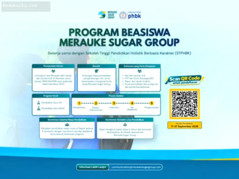 Penandatanganan kerja sama program beasiswa pendidikan tinggi Merauke Sugar Group dan STPHBK