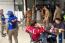 Tim gabungan menjaring lima ASN Pemprov Kaltara yang kedapatan berada di warung kopi saat jam kerja.