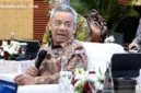 Menteri Keuangan Suahasil Nazara memaparkan realisasi anggaran APBN dalam konferensi pers APBN KiTa di Jakarta.