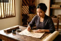 Belajar Aksara Jawa — Ilustrasi aksara Jawa Hanacaraka dan sandhangan untuk panduan belajar pemula.