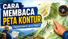 Peta kontur membantu memvisualisasikan bentuk permukaan bumi dalam format dua dimensi.