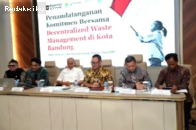 Fasilitas pengolahan sampah menjadi energi menggunakan teknologi DWM di Bandung.