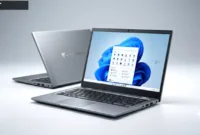 Laptop bisnis Dynabook Tecra A40-M dengan desain ringkas dan layar modern