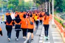 Sebanyak 6.000 peserta antusias mengikuti ajang lari JETE RUN 2026 di pusat Kota Surabaya pada Minggu, 6 September 2026.
